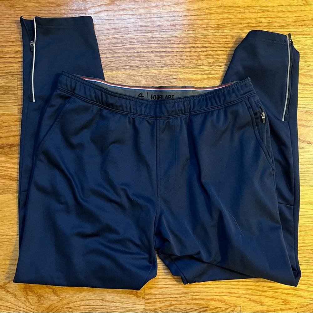 Fourlaps navy pants size large